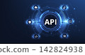 Application Programming Interface (API) concept. 142824938