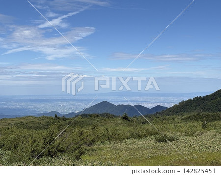 Sea from the mountain Sea from the mountain 142825451