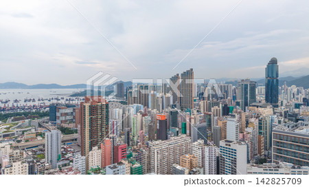 Hong Kong Sept 14 2026 Mong Kok Urban Cityscape Skyline Hong Kong Sept 14 2026 Mong Kok Urban Cityscape Skyline 142825709