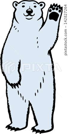 Polar bear on a transparent background Polar bear on a transparent background 142827264