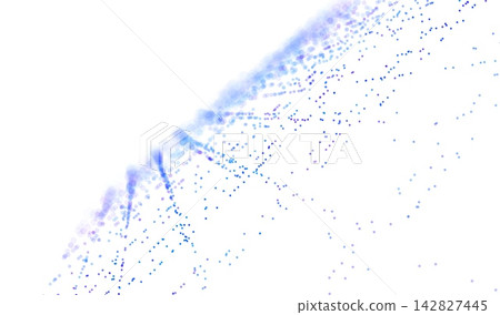 Background abstract with ai tech data and digital technology blue. 3d big cyber with financial flow futuristic and growth network business. Dark integration background with market template. 142827445