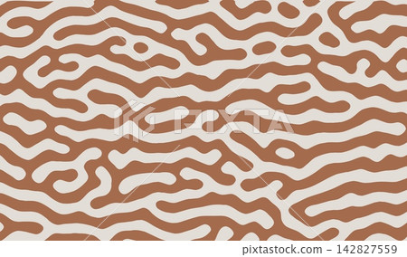 Pattern line abstract with organic shape background and vector psychedelic scandinavian. Texture groovy wave with design geometric graphic and irregular modern 60s. Art creative pattern Pattern line abstract with organic shape background and vector psychedelic scandinavian. Texture groovy wave with design geometric graphic and irregular modern 60s. Art creative pattern 142827559