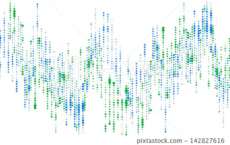 Background white ai with tech green banner and abstract blue pattern. Vector wave design with digital mesh technology and business circle circular. Computer concept background with cyber data. Background white ai with tech green banner and abstract blue pattern. Vector wave design with digital mesh technology and business circle circular. Computer concept background with cyber data. 142827616