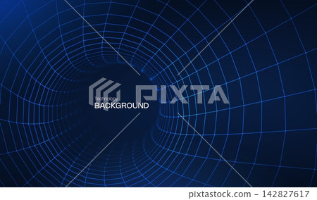 Grid 3d time for tunnel wireframe wormhole and vortex perspective pattern. Background tech warp for abstract shape tube and portal space funnel. Grid lattice science for tunnel technology. Grid 3d time for tunnel wireframe wormhole and vortex perspective pattern. Background tech warp for abstract shape tube and portal space funnel. Grid lattice science for tunnel technology. 142827617