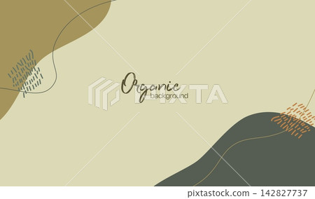 Background design vector for abstract organic illustration and graphic art shape. Modern banner trendy for template creative minimal and element texture poster. Background cover print. Background design vector for abstract organic illustration and graphic art shape. Modern banner trendy for template creative minimal and element texture poster. Background cover print. 142827737