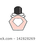 Cute pink perfume bottle 142828269
