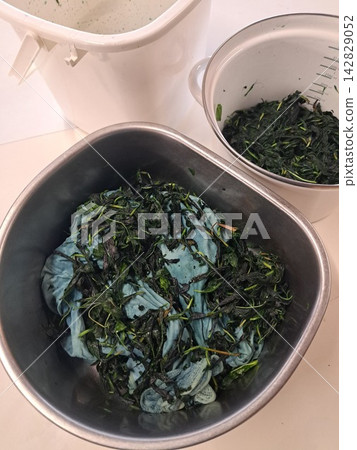 Indigo dye Indigo dye 142829052