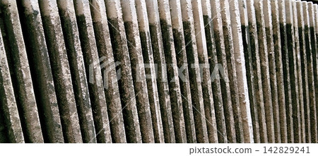 Stacked Vertical Roof Tiles Texture 142829241