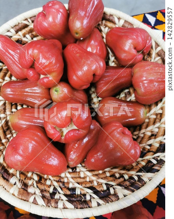 rose apple fruits texture rose apple fruits texture 142829557