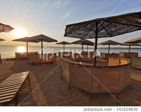 Egypt beach Red Sea Makadi Bay Egypt beach Red Sea Makadi Bay 142829630