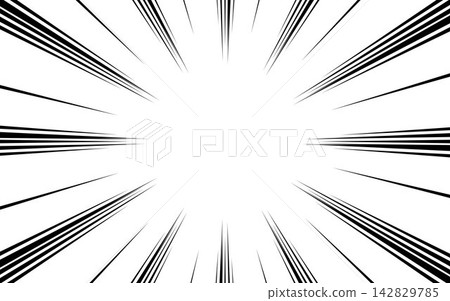 Black and white simple concentration lines. vector illustration Black and white simple concentration lines. vector illustration 142829785