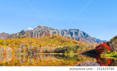 Kagamiike和Togakure山（秋天） 142829790