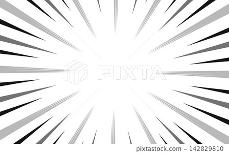 Black and white simple concentration lines. vector illustration Black and white simple concentration lines. vector illustration 142829810