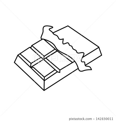 chcocolate hand drawn illustration 142830011