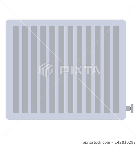 Vector radiator in a flat style 142830292
