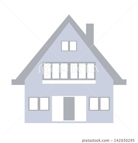Vector house in a flat style Vector house in a flat style 142830295