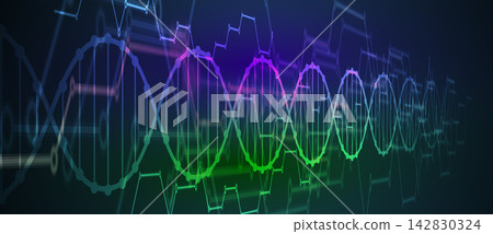 Abstract dna design, neural pathways, molecule connection, vector background Abstract dna design, neural pathways, molecule connection, vector background 142830324