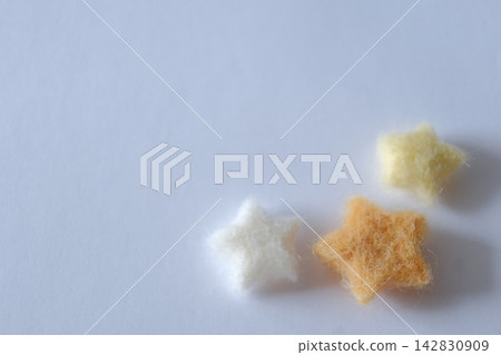 Wool felt stars, copy space Wool felt stars, copy space 142830909