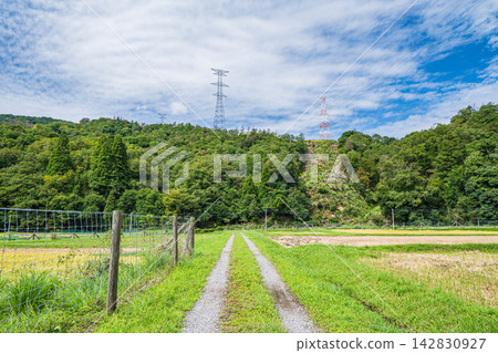 Rural landscape of Okubiwako, Nagahama City, Shiga Prefecture Rural landscape of Okubiwako, Nagahama City, Shiga Prefecture 142830927