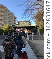 New Year's visit scene at Odoroki Shrine in Aoba Ward, Yokohama City 142831647