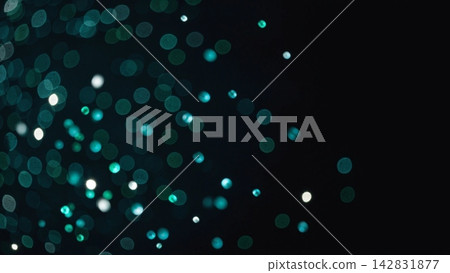 Abstract golden bokeh lights floating across a deep black vector background Abstract golden bokeh lights floating across a deep black vector background 142831877