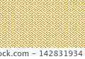 A pattern of interconnected squares, an auspicious Japanese design, a Japanese-style background decoration illustration, traditional Japanese pattern. 142831934