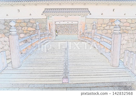 住吉橋和土橋的CG影像 住吉橋和土橋的CG影像 142832568