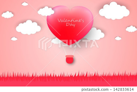 Beautiful Valentine's day invitation background. Beautiful Valentine's day invitation background. 142833614