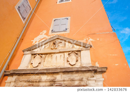 Old Town Labin Historic Streets Croatia Old Town Labin Historic Streets Croatia 142833676