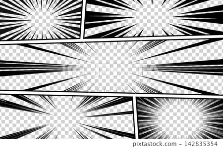 Comic magazine background set Comic magazine background set 142835354