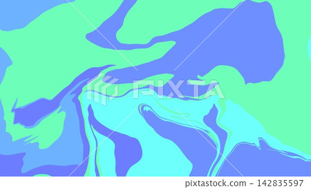 藍色和綠松石大理石圖案的抽象背景,寬高比為 16:9。 藍色和綠松石大理石圖案的抽象背景,寬高比為 16:9。 142835597