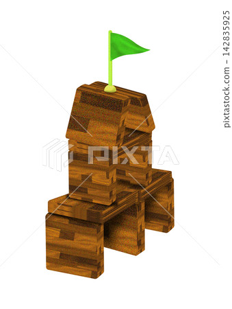 Building Block Tower Building Block Tower 142835925
