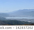 Lake Suwa, Mt. Fuji, and the Southern Alps as seen from Takabocchi Plateau 142837202