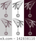 Abstract linear style hand flat vector illustration holding a swirling spiral shape in a minimalist graphic design, isolated on various background. Abstract linear style hand flat vector illustration holding a swirling spiral shape in a minimalist graphic design, isolated on various background. 142838110