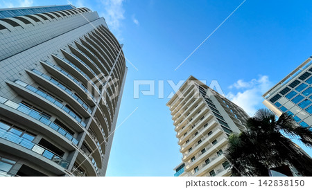 Modern high-rise architecture in central Sochi, Russia Modern high-rise architecture in central Sochi, Russia 142838150