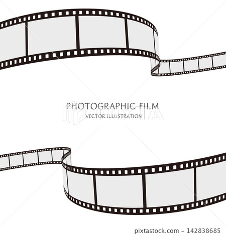 Dynamic vector illustration data of 35mm photographic film Dynamic vector illustration data of 35mm photographic film 142838685