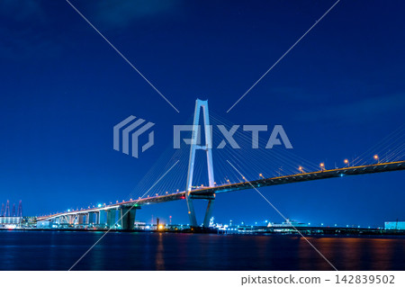 名古屋 - 燈火通明的名子西大橋 142839502