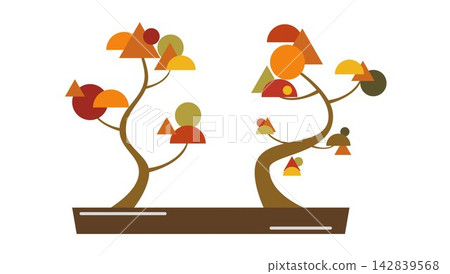 tree, autumn, vector 142839568