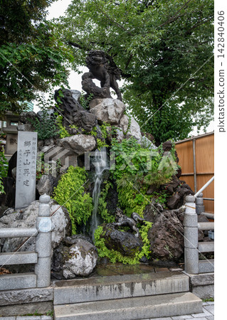 Shishiyama Lion Rock at Kanda Myojin Shrine 142840406