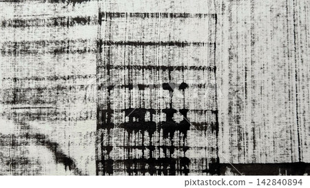 Background materials that evoke the texture of Japanese paper, block stripes drawn in ink, and geometric patterned background illustrations. Background materials that evoke the texture of Japanese paper, block stripes drawn in ink, and geometric patterned background illustrations. 142840894