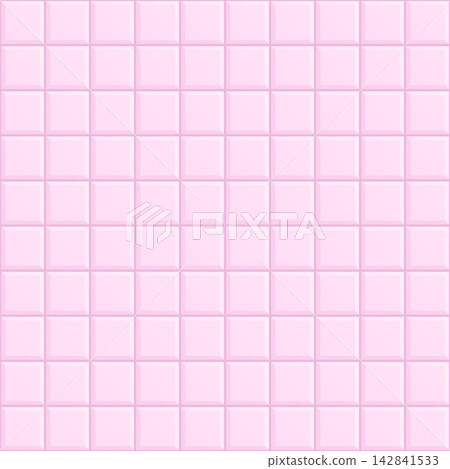 Pink ceramic tile background, seamless square mosaic pattern for bathroom wall and floor. Pink ceramic tile background, seamless square mosaic pattern for bathroom wall and floor. 142841533