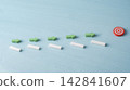 Roadmap to goal, step-by-step progress and strategic direction toward target 142841607