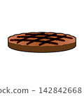 Hamburger patty 142842668