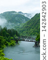 Fourth Tadami River Bridge from Mizunuma Park 142842903