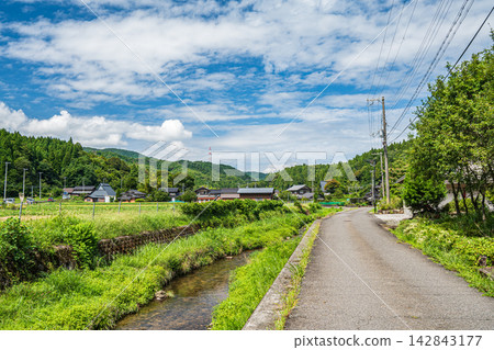 A tranquil village in the northern part of Lake Biwa: Kutsukake district, Nishi-Asai-cho, Nagahama City, Shiga Prefecture A tranquil village in the northern part of Lake Biwa: Kutsukake district, Nishi-Asai-cho, Nagahama City, Shiga Prefecture 142843177