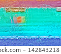 Rain and beautiful gradient colors 142843218