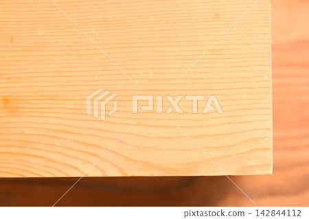 blank wood texture background, brown plank timber 142844112