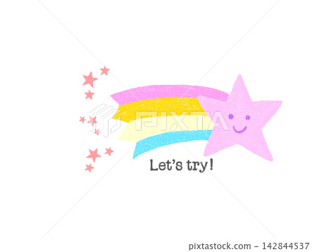 Let's try pink star Let's try pink star 142844537