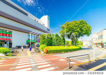 Tobu Tojo Line, Yanasegawa Station, West Exit, Summit supermarket Tobu Tojo Line, Yanasegawa Station, West Exit, Summit supermarket 142844816