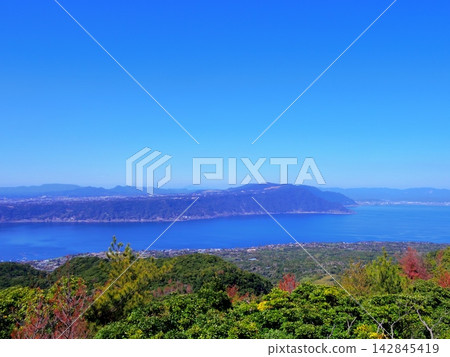 《鹿兒島縣》櫻島雲平展望台的壯麗景色 142845419